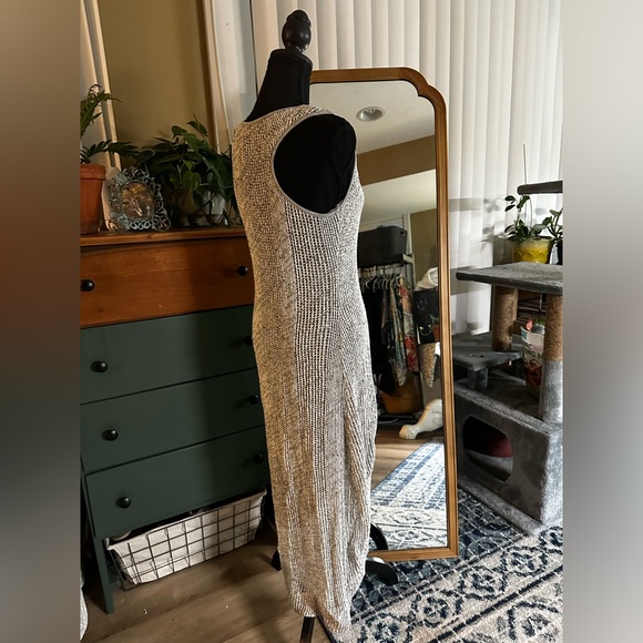 Feel the Piece Terre Jacobs Womens Sleeveless Maxi Tank Top Dress Gray Size XS/S - Picture 5 of 8